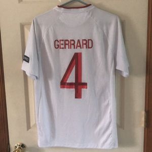 England National Soccer Team ⚽️ Steven Gerard Jersey